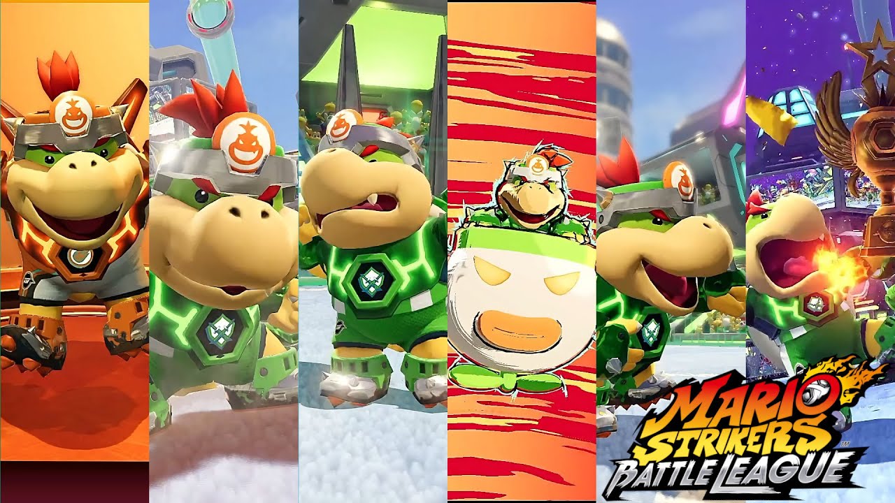 Evolution of Bowser Jr in Super Mario Games (2002-2021) 