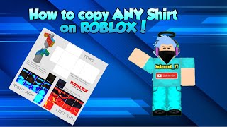 How to Copy *ANY* Shirt on Roblox For FREE!