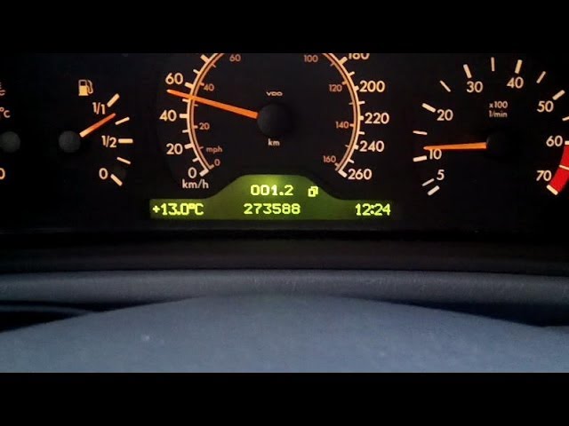 Mercedes CLK W208 speedo lights on speedometer repair