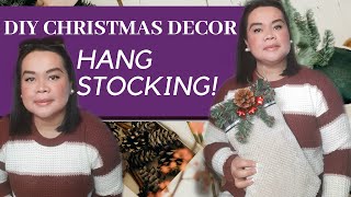 Full DIY CHRISTMAS DECOR IDEAS | HOW TO MAKE A  HANGING STOCKING DECOR | CHRISTMAS IDEAS 2020 | Guide
