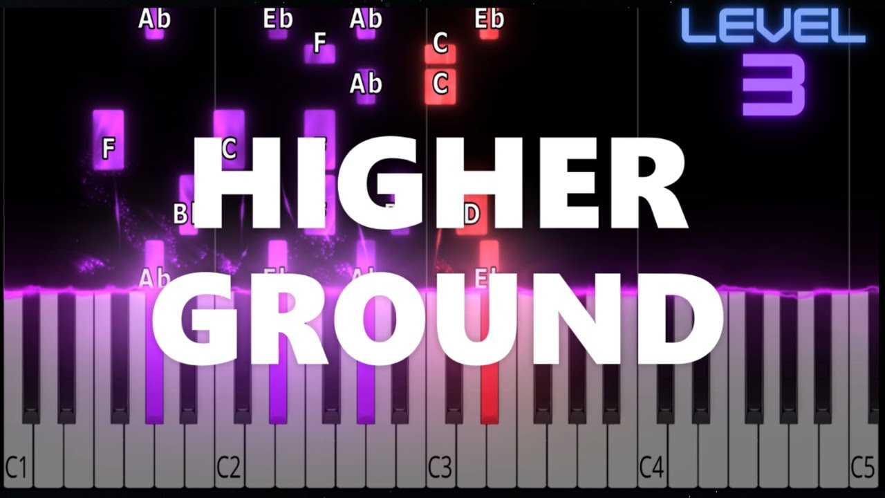 Higher Ground Red Hot Chili Peppers/Stevie Wonder INTERMEDIATE Piano Tutorial YouTube