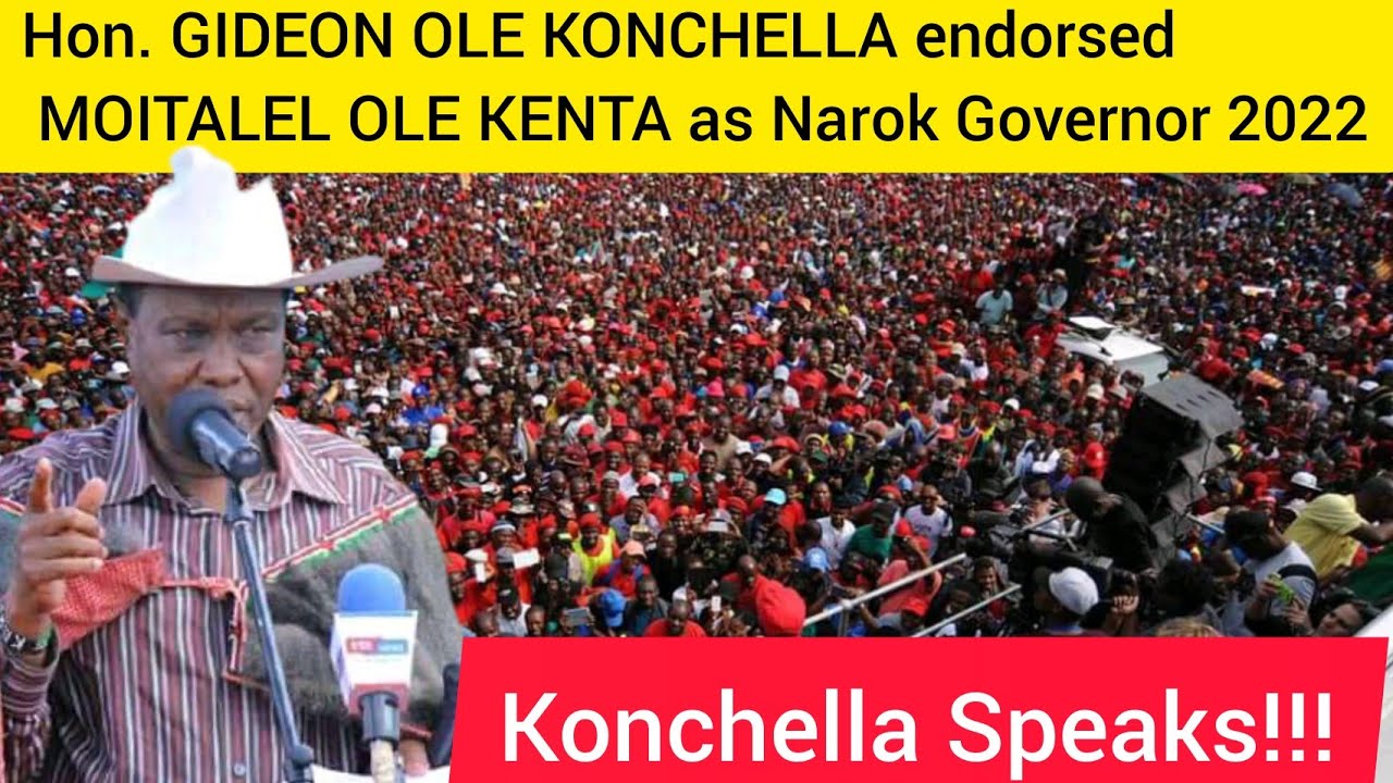 Hon. GIDEON OLE KONCHELLA (the Kilgoris supremo), gives his political stand!! - NAROK 2022 POLITICS.