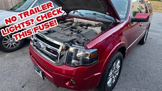 Ford Expedition Trailer Light Problem Solved Fast!