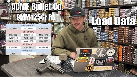 ACME 9MM 125Gr Hi-Tek Load Data