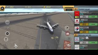 Unmatched Air Traffic control , game, #airasia , #lufthansa , #singaporeairlines , #indigo , airport screenshot 2