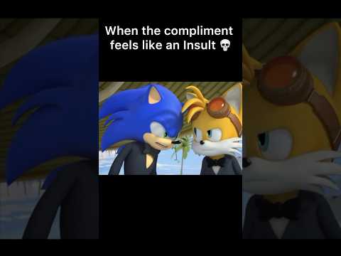 Sonic Gave the Most INSULTING Compliment Ever 🥀😭 #sonic #shorts #meme #sonicmemes #fyp