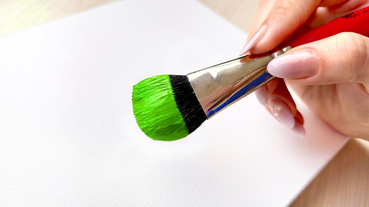 💆🏻‍♀️🏞️ ANYONE Can Paint This! Simple & Relaxing Riverside Landscape | Step by Step for BEGINNERS