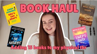 Adding 15 Books To My Physical TBR! 📚 Book Haul from 66 Books! ☀️💛