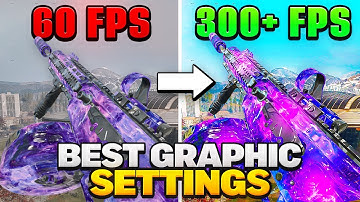 Best Graphics Settings for PC Warzone Season 4! (Max FPS, Increase Visibility, Reduce Latency)