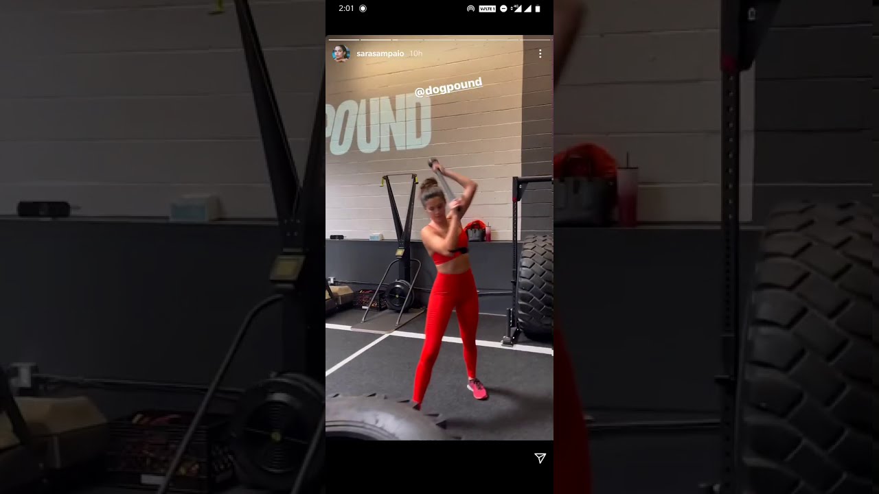 Sara Sampaio | Model Training | Victoria Secret angel training workout | Celebx