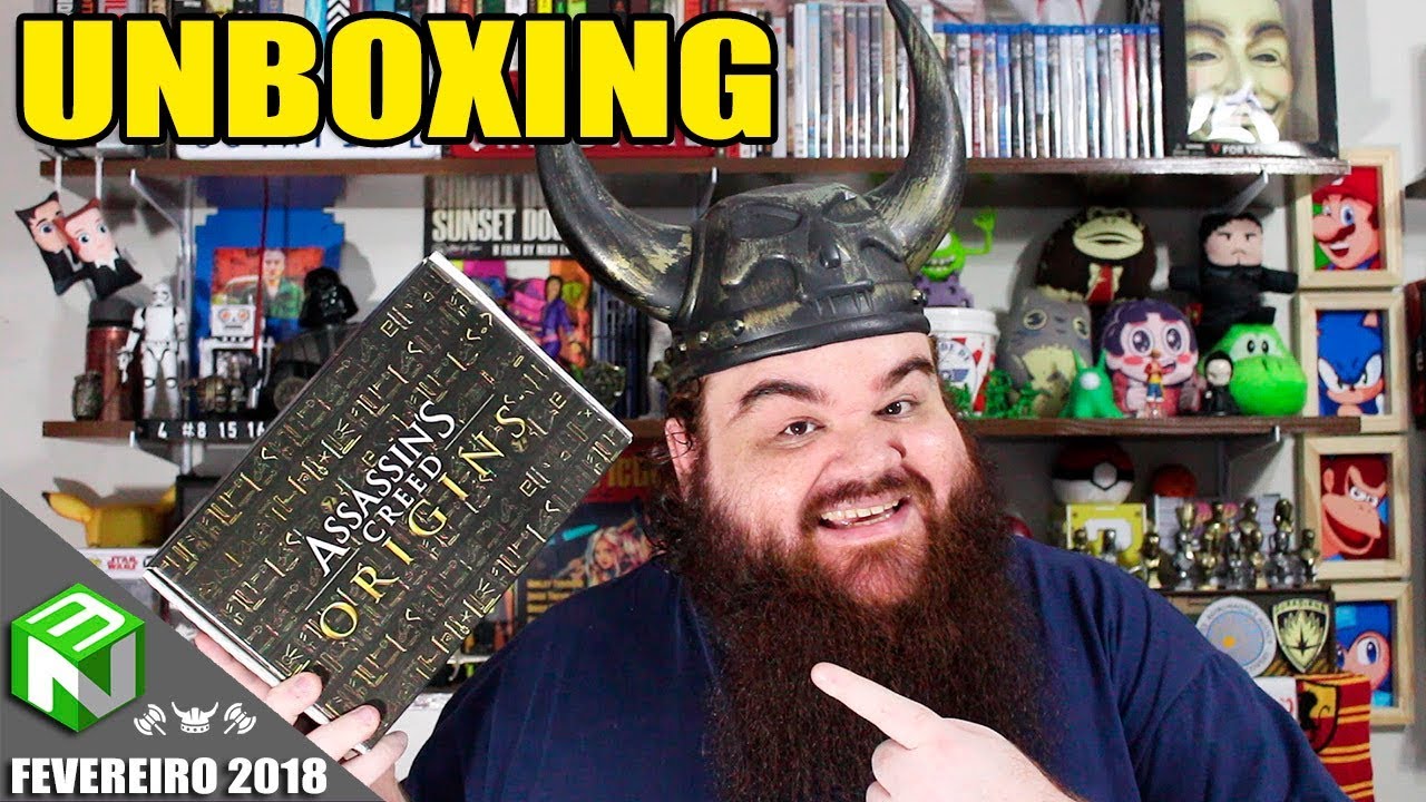 UNBOXING | MINHA ÚLTIMA NERD AO CUBO!!! Edição "Assassins Creed" (Fevereiro 2018)
