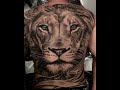 Another style super cool lovely lion tattooed by dario castillo tattoo art sriinkhunter