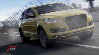 240km/h Crash Test Audi Q7 V12 TDi