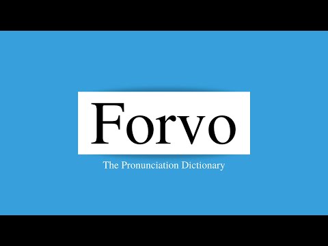 Forvo.com - The Pronunciation Dictionary Pronounced by Native Speakers