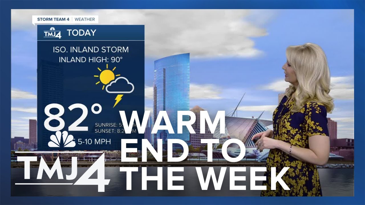 Southeast Wisconsin weather: Warm end to the week with highs in the 80s ...