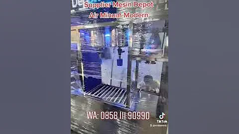 Supplier Mesin Depot Air Minum Isi Ulang Modern & Mewah Full Stainless #depotairminum