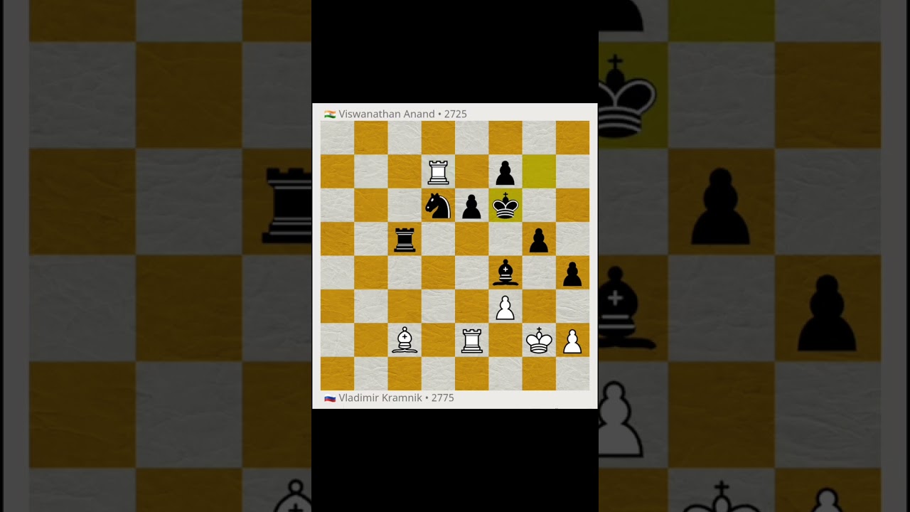 Vladimir Kramnik vs Viswanathan Anand | Euwe Memorial 1996