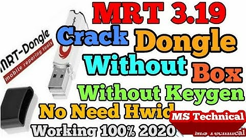 MRT Dongle V3.19 Crack Without Dongle & Keygen Working 100% 2020