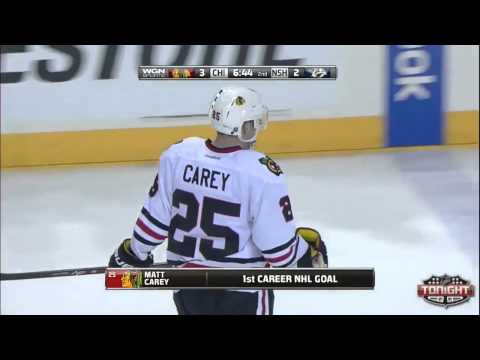 Matt Carey first NHL scores!