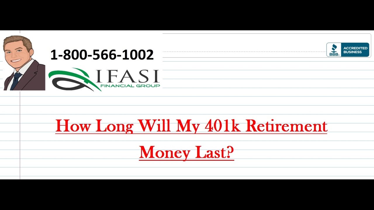 How Long Will My 401k Retirement Money Last? - YouTube