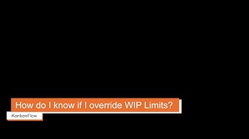 How to set WIP limits in KanbanFlow