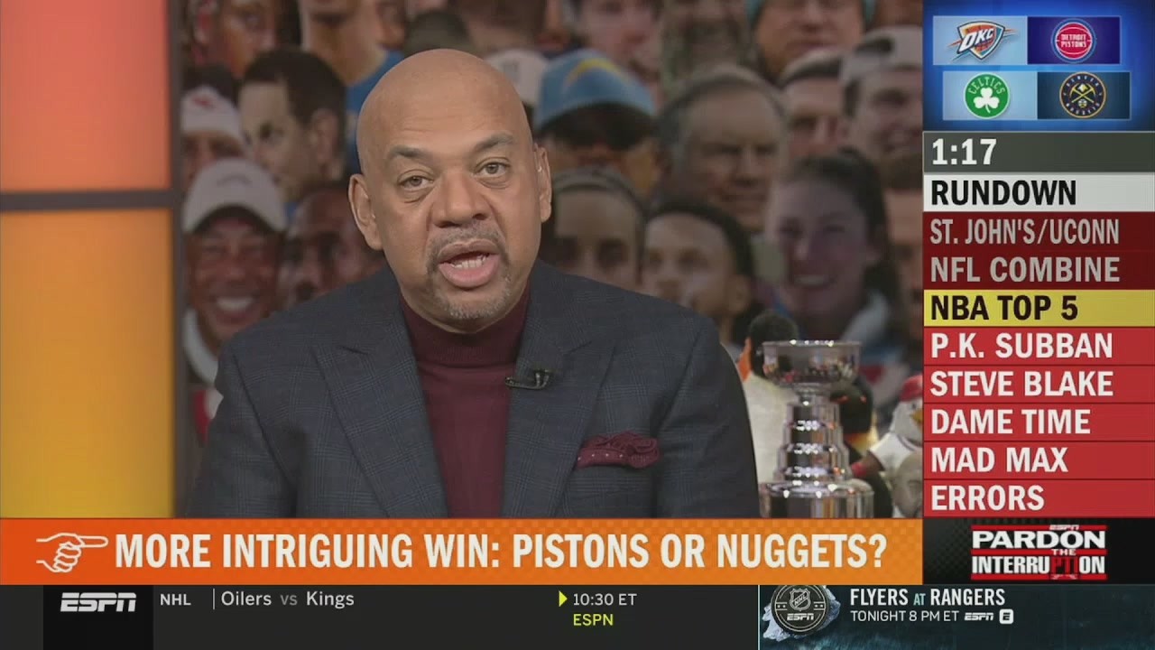 Pardon The Interruption | Wilbon claims Pistons are best team in the NBA after huge win over Thunder