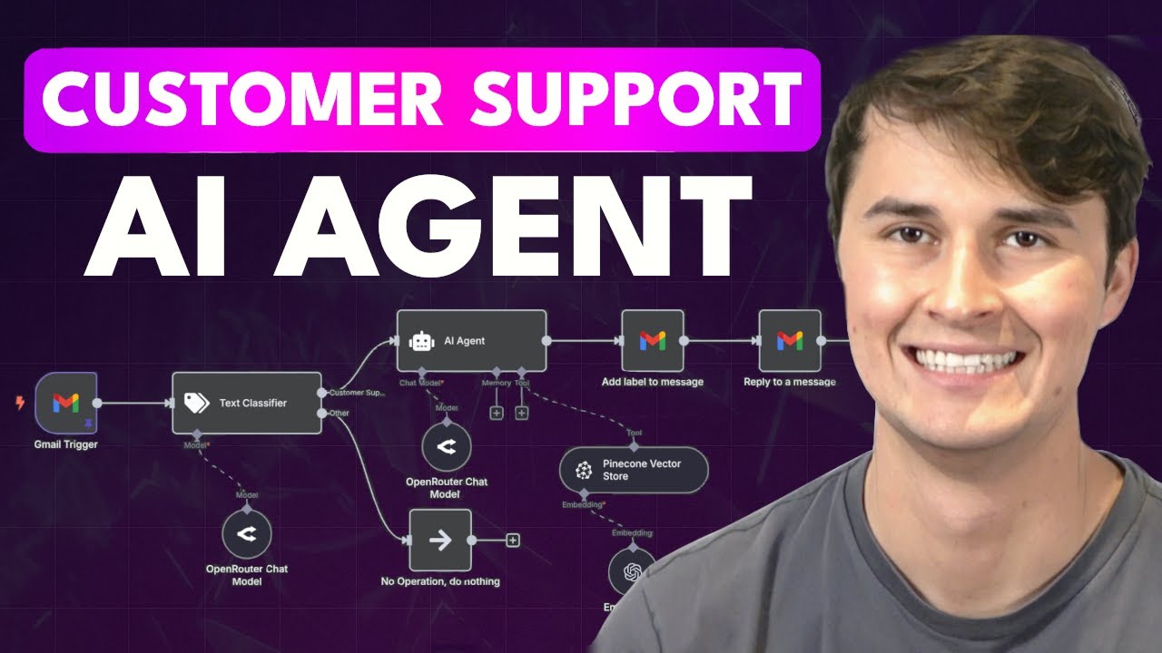 Automate Customer Support with this AI Agent (n8n + Pinecone)