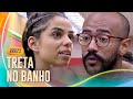 TRETA! KEY ALVES E RICARDO BRIGAM POR FILA NO BANHO 🚿 | BIG BROTHER BRASIL 23