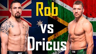 Robert Whittaker vs Dricus Du Plessis || Análisis