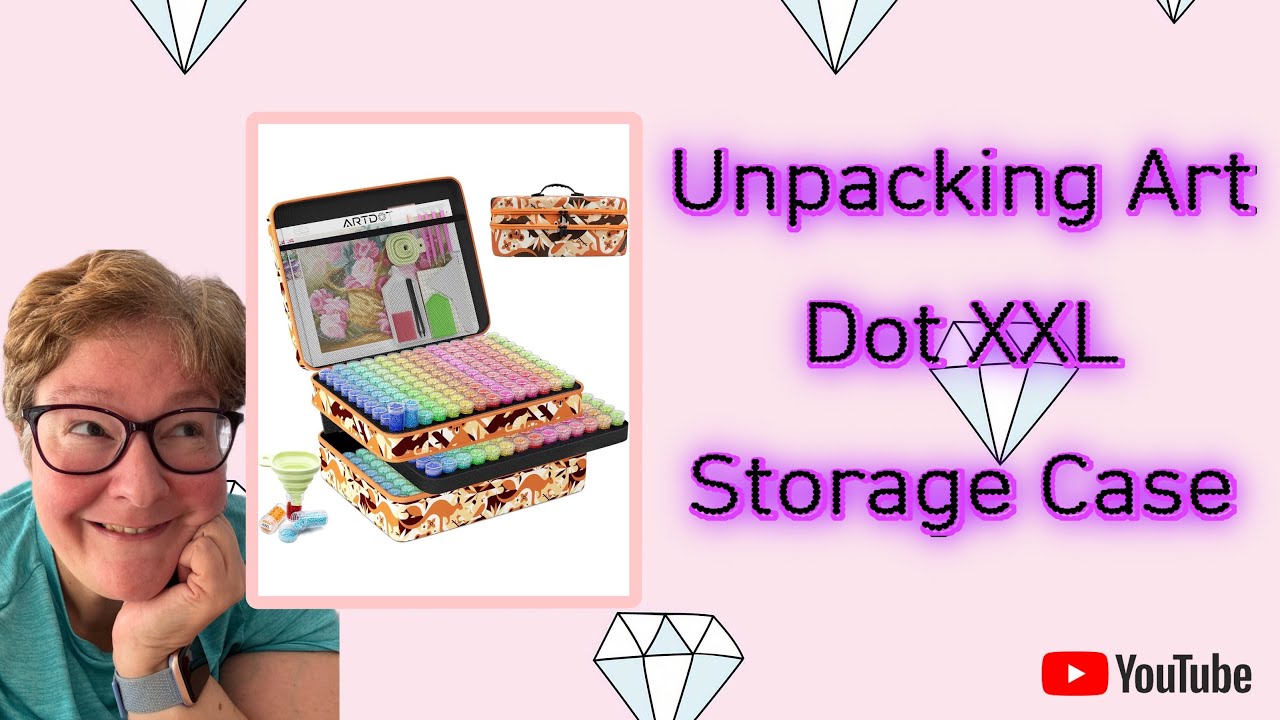 Видео распаковки набора для алмазной живописи Art Dot XXL (420 контейнеров).