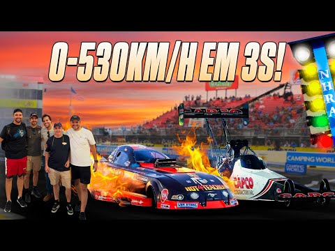 Fui ver de perto os carros mais rápidos do mundo! Detalhes e curiosidades na NHRA Las Vegas 2025