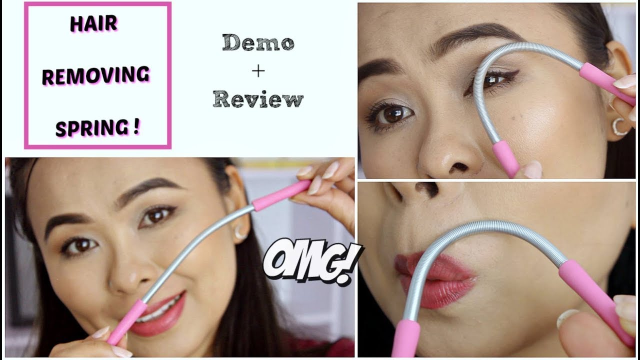 DIY threading hair removal tool