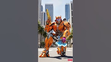 Shocking! The poor cat has the Transformer ! #ai #funny #autobots #kitten #cat #story #cute