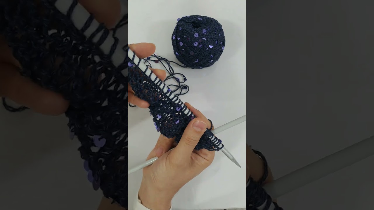 YAPIMI ÇOK KOLAY PULLU AJURLU ÖRGÜ BLUZ... 