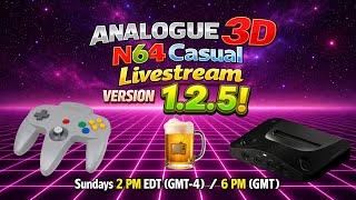 ANALOGUE 3D - Casual Livestream - Firmware 1.2.5 Testing