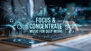 Office Music for Concentration | Peaceful Work &amp; Deep Study Aid - Ambient Music For Focus