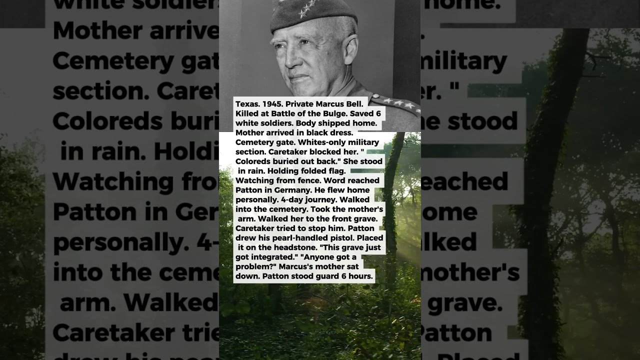 What Patton Did When a Black Soldier's Mother Wasn't Allowed at His Funeral | Military History Talks