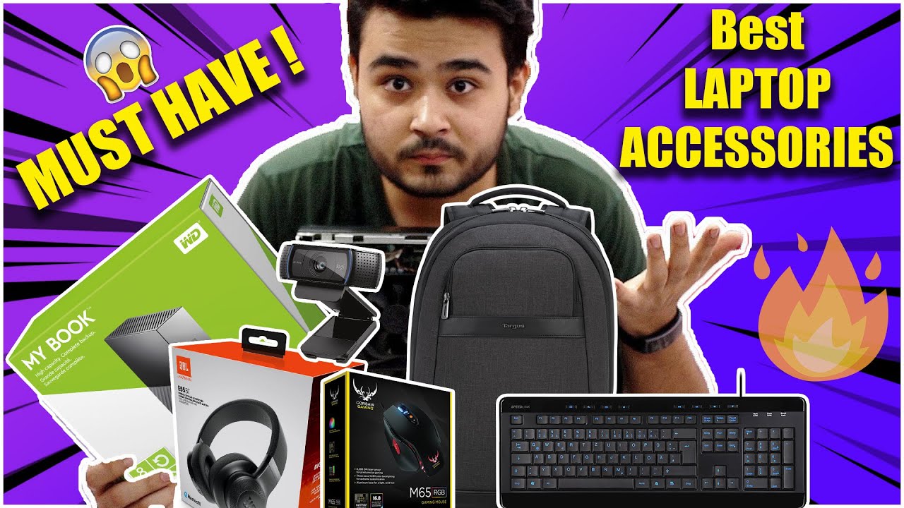 6 Must Have LAPTOP Accessories Under ₹1000 In HINDI | Best LAPTOP ...