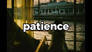 Patience - Faye Meana 