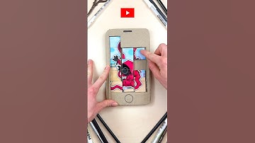 Solving Paper Craft Puzzle in Cardboard Game with Pink Soldier by Squid Game #squidgame #puzzle