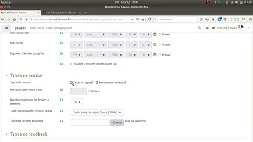 Tuto vidéo : Créer une activité Devoir dans Moodle