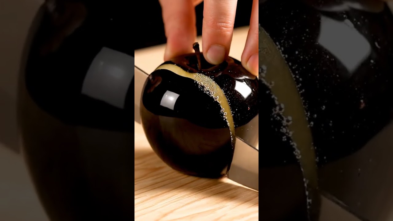 Ferrofluid Fruit Slice — Hypnotic Macro ASMR 