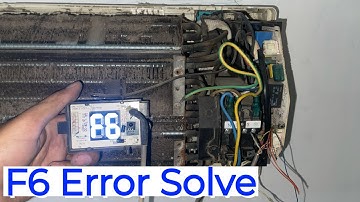 Non inverter ac F6 Error How to Solve | F6 error in Inverter air conditioner fix 2024