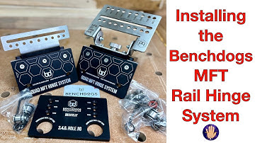 Installing the Benchdogs Quad Rail Hinge System to my MFT Top
