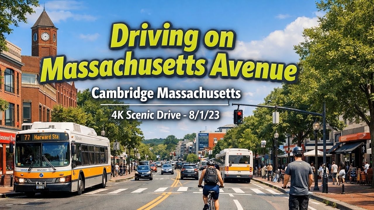 Cambridge Massachusetts ( Mass Ave) YouTube