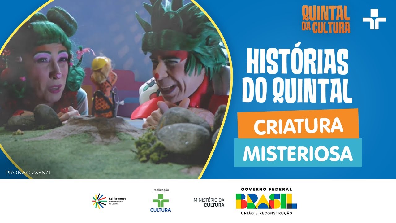 HISTÓRIAS DO QUINTAL | CRIATURA MISTERIOSA | QUINTAL DA CULTURA