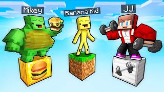Download lagu JJ and Mikey: FAT vs STRONG vs WEAK Gym Battle in Minecraft!
