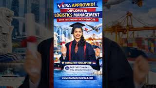 Visa Approved ✅#VisaApproved#StudyInSingapore#DiplomaInLogistics#LogisticsManagement#InternshipAbroa