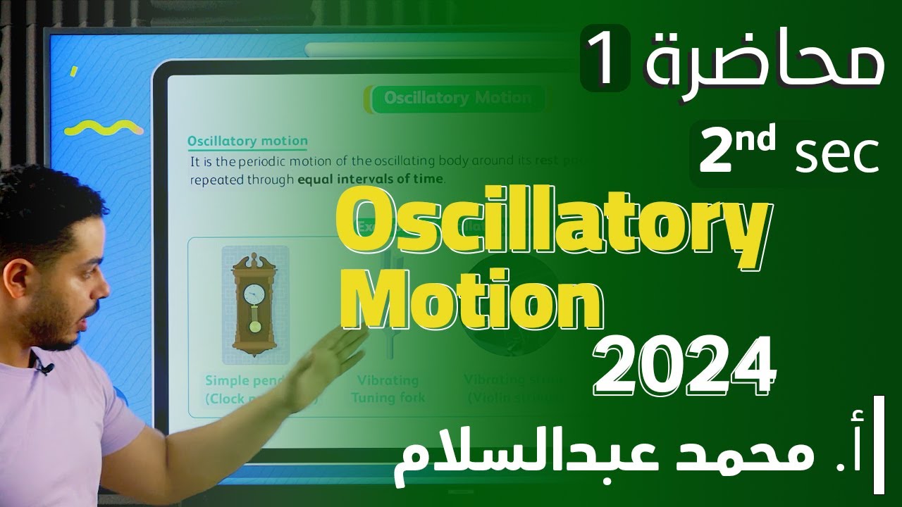 Oscillatory Motion (Lecture) Secondary 2 Term 1 2024 YouTube