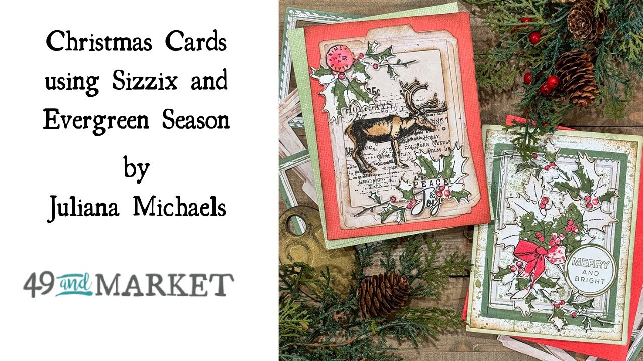 Christmas Card set by Juliana Michaels - YouTube